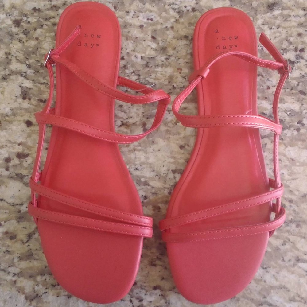 Womens a new day Pink Strapy Sandal Size 9  NEW